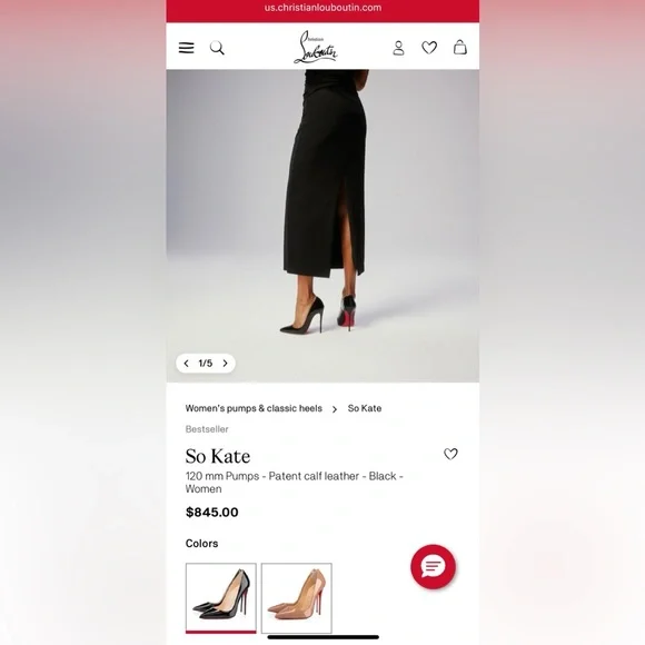 Christian Louboutin So Kate - Pumps Black Patent calf leather - Picture 8 of 11